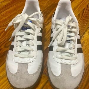 Adidas Classic Samba White and Black Women's Sneakers